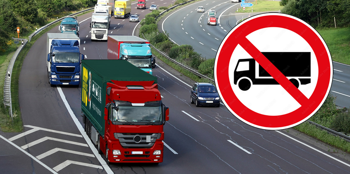 Samstagsfahrverbot in Tirol vom 5.2. bis 5.3.
