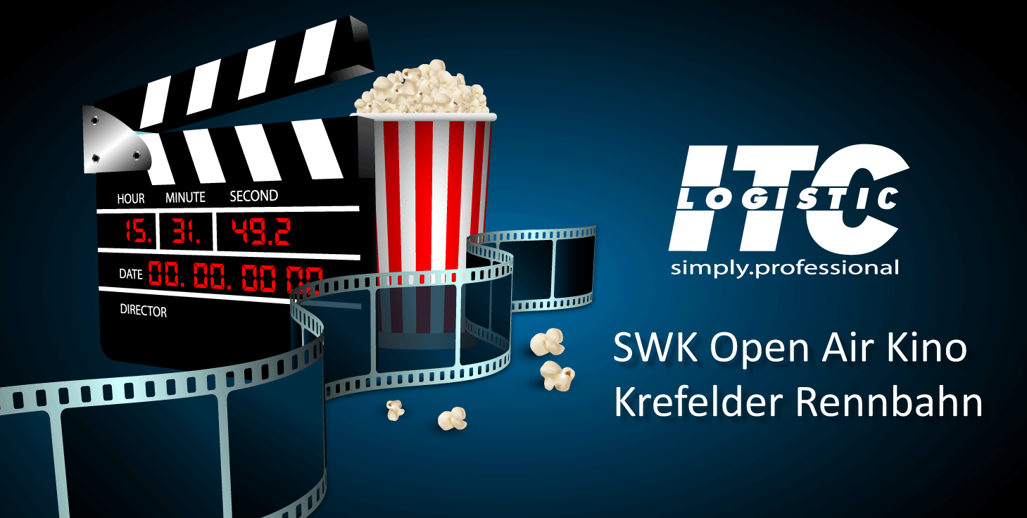 ITC Kinowerbung auf dem SWK-Open-Air-Kino - noch bis zum 21.08.2022